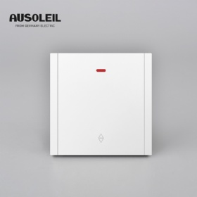 C10-013 1 gang 2 way switch with  indicator (fluorescence)