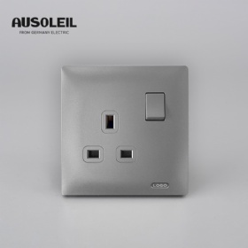 A62022 13A 1gang switch +socket single pole